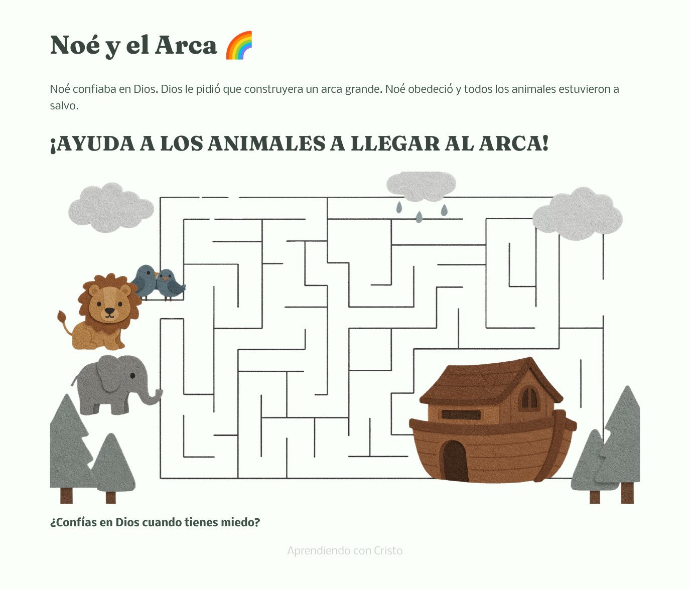 Actividad Noé y el Arca