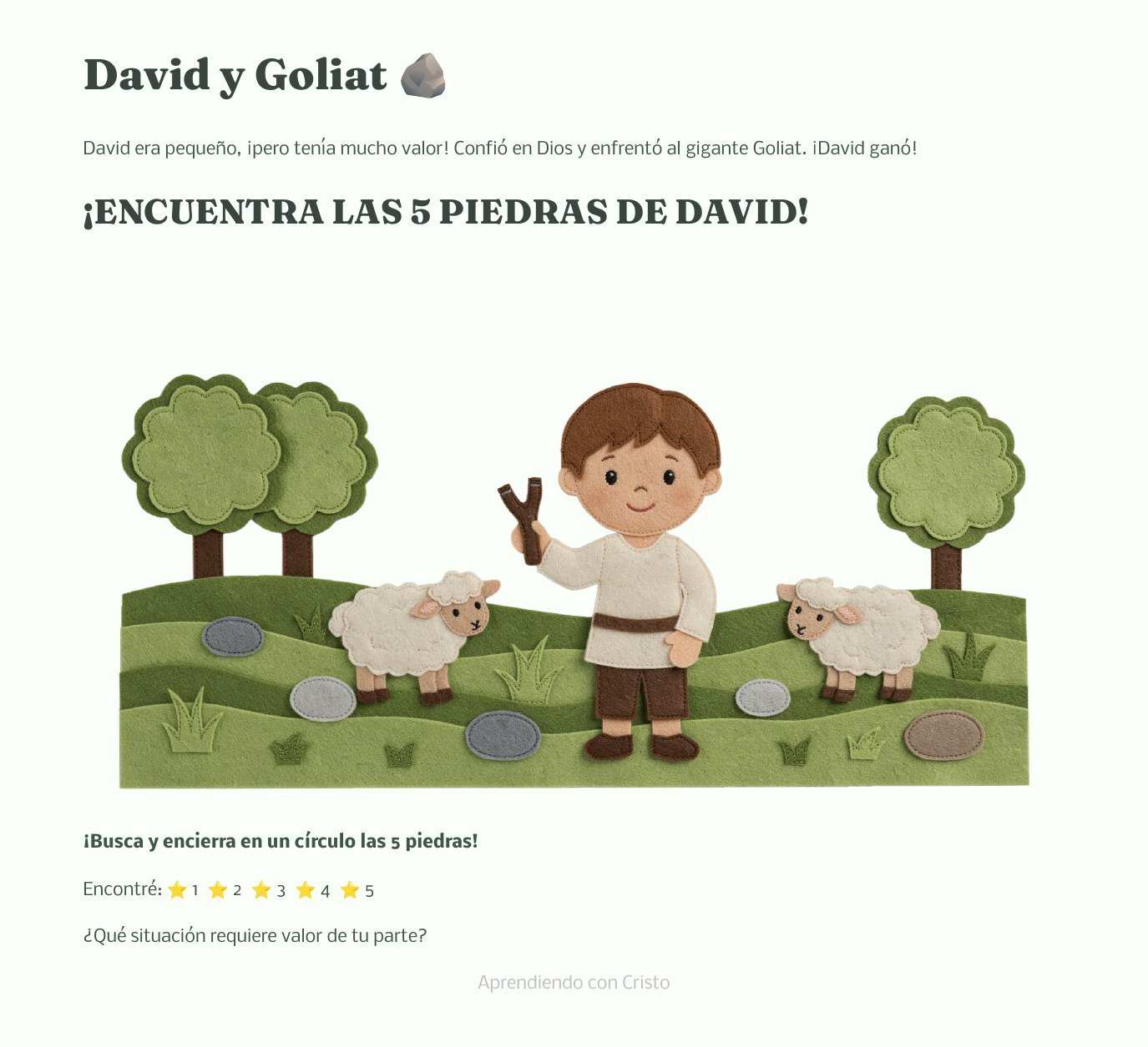 Actividad David y Goliat